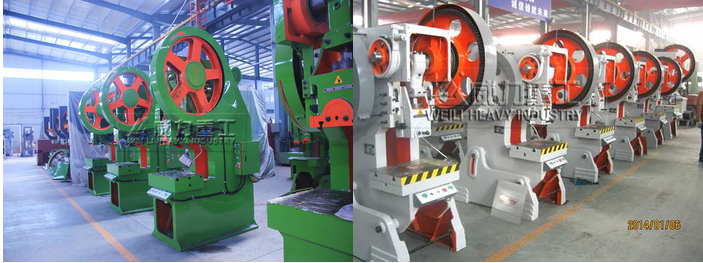 山東沖床廠沖壓機床按噸位分為：10噸，16噸，25噸，40噸，63噸，80噸，100噸，125噸，160噸，200噸，250噸，315噸等（可根據客戶要求定做生產）。